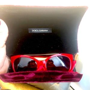 Dolce & Gabbana Red Sunglasses